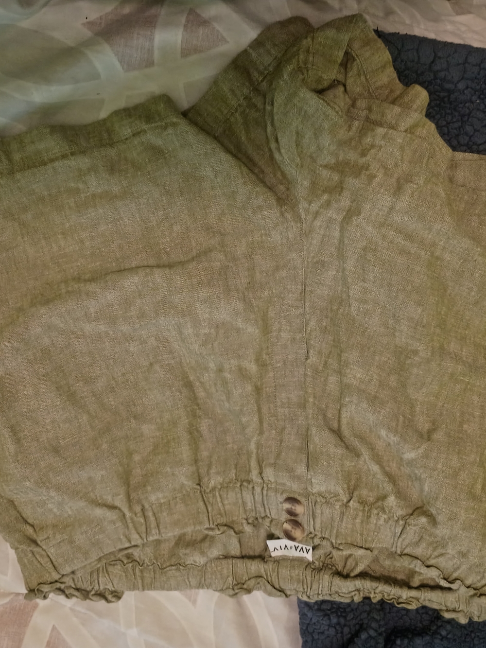 Ava & Viv Olive Green Cargo Shorts
